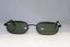 RAY-BAN Mens Vintage Designer Sunglasses Black Rectangle RB 3001 W2191 20947
