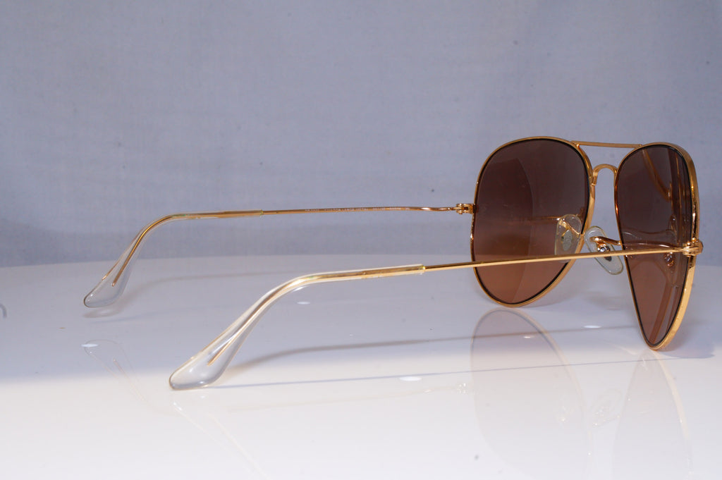 RAY-BAN Mens Mirror Designer Sunglasses Gold Aviator RB 3025 001/3E 18376