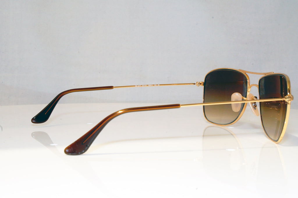 RAY-BAN Mens Designer Sunglasses Gold Square RB 3477 001/51 17086