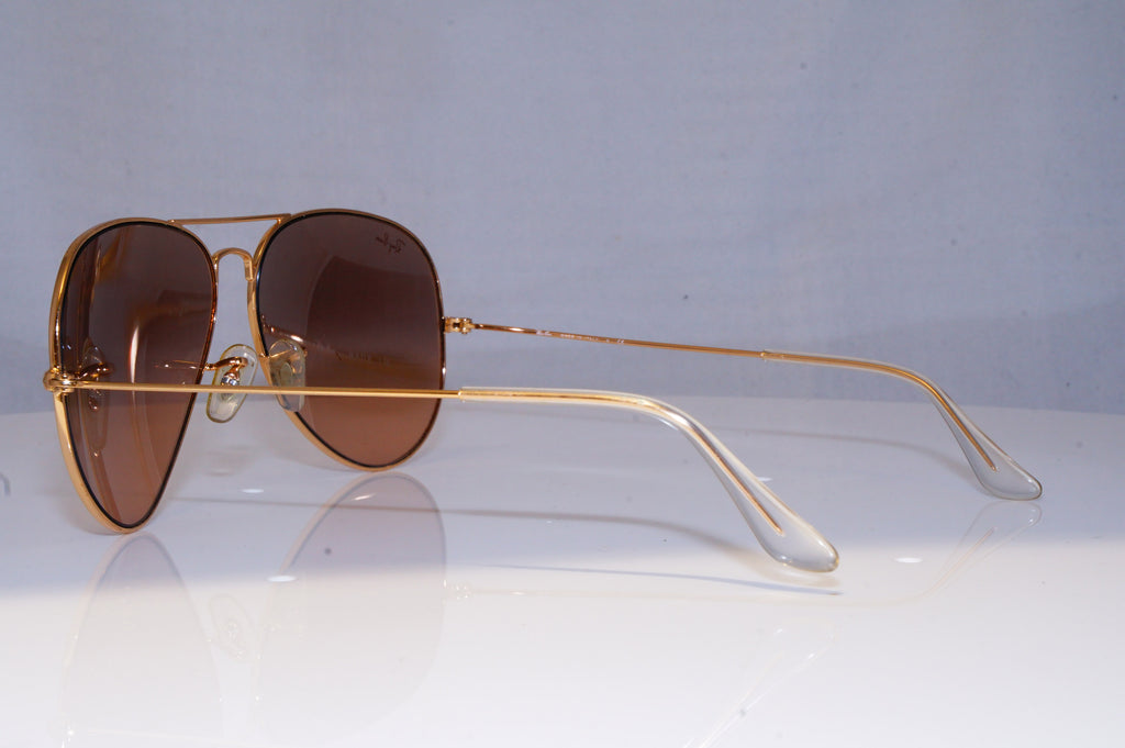 RAY-BAN Mens Mirror Designer Sunglasses Gold Aviator RB 3025 001/3F 18227