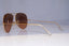 RAY-BAN Mens Mirror Designer Sunglasses Gold Aviator RB 3025 001/3F 18227
