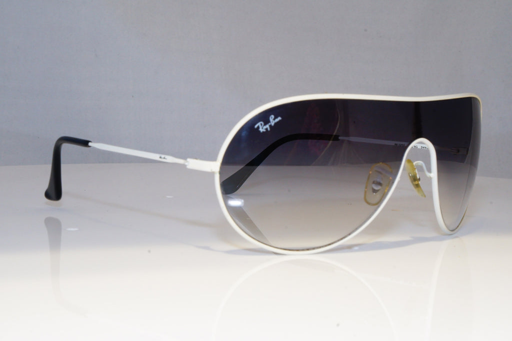 RAY-BAN Mens Womens Designer Sunglasses White Shield WINGS RB 3250 032/8G 20944