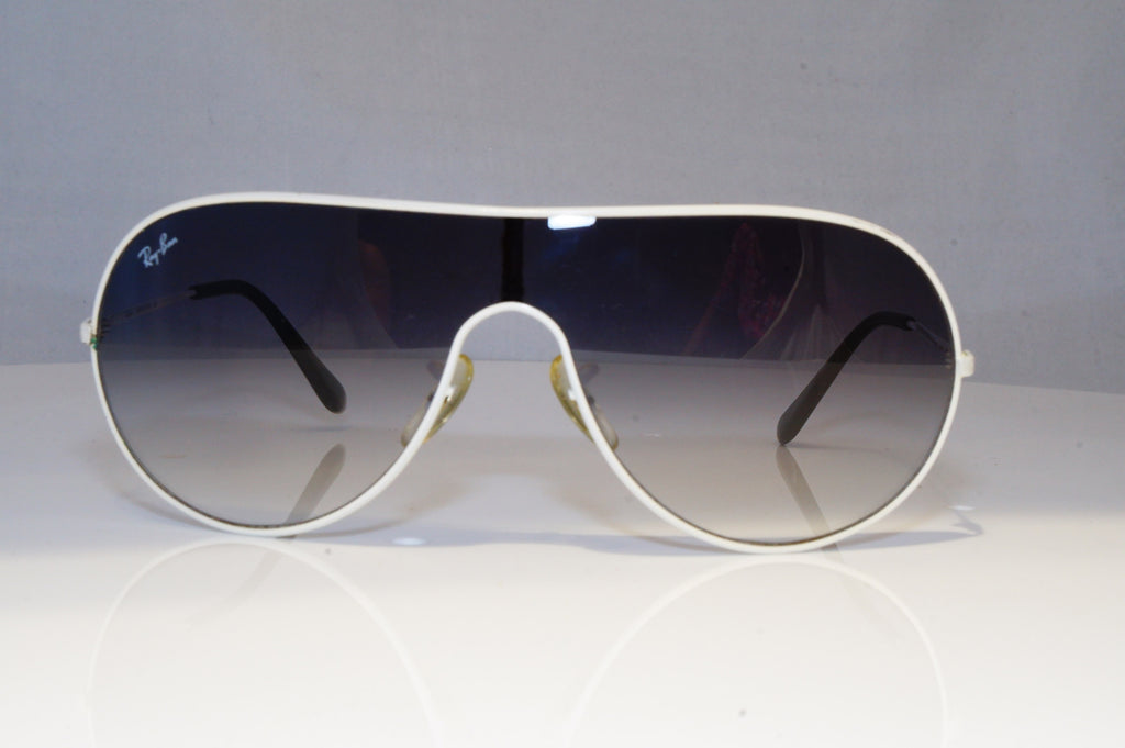 RAY-BAN Mens Womens Designer Sunglasses White Shield WINGS RB 3250 032/8G 20944