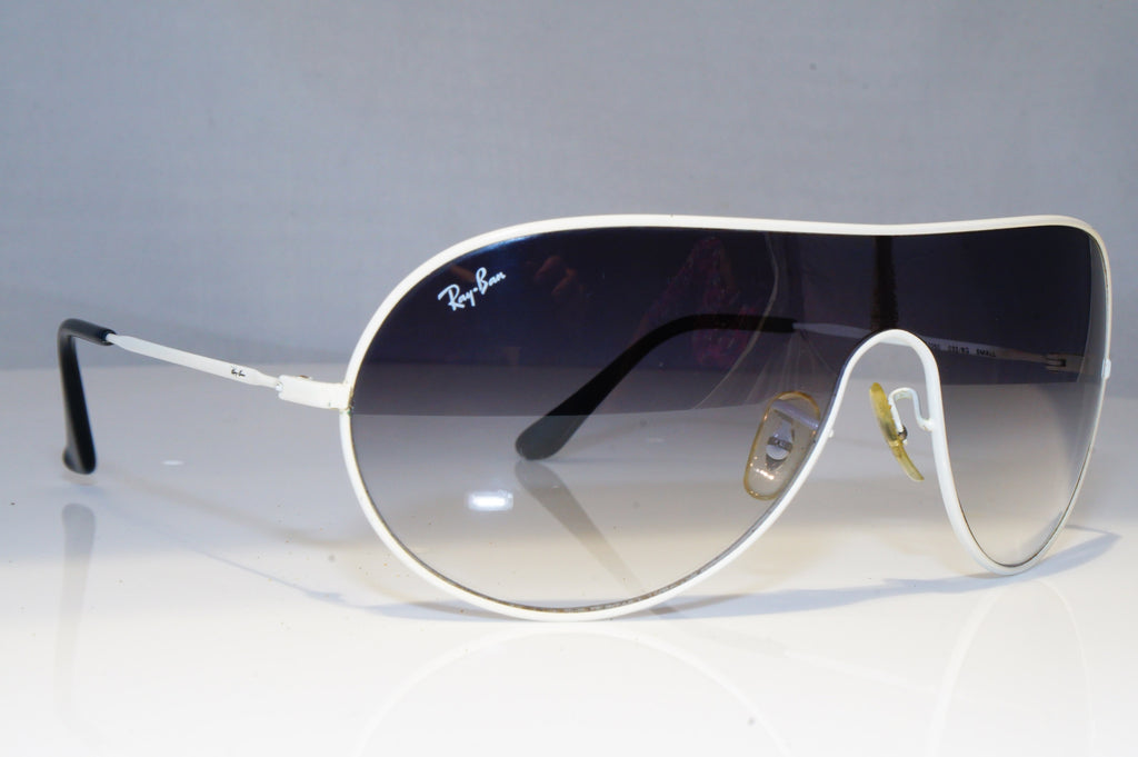 RAY-BAN Mens Womens Designer Sunglasses White Shield WINGS RB 3250 032/8G 20944