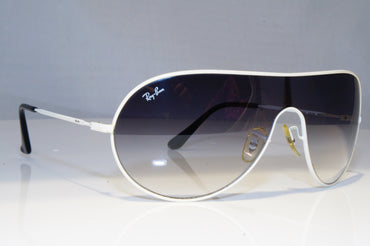 RAY-BAN Mens Womens Designer Sunglasses White Shield WINGS RB 3250 032/8G 20944