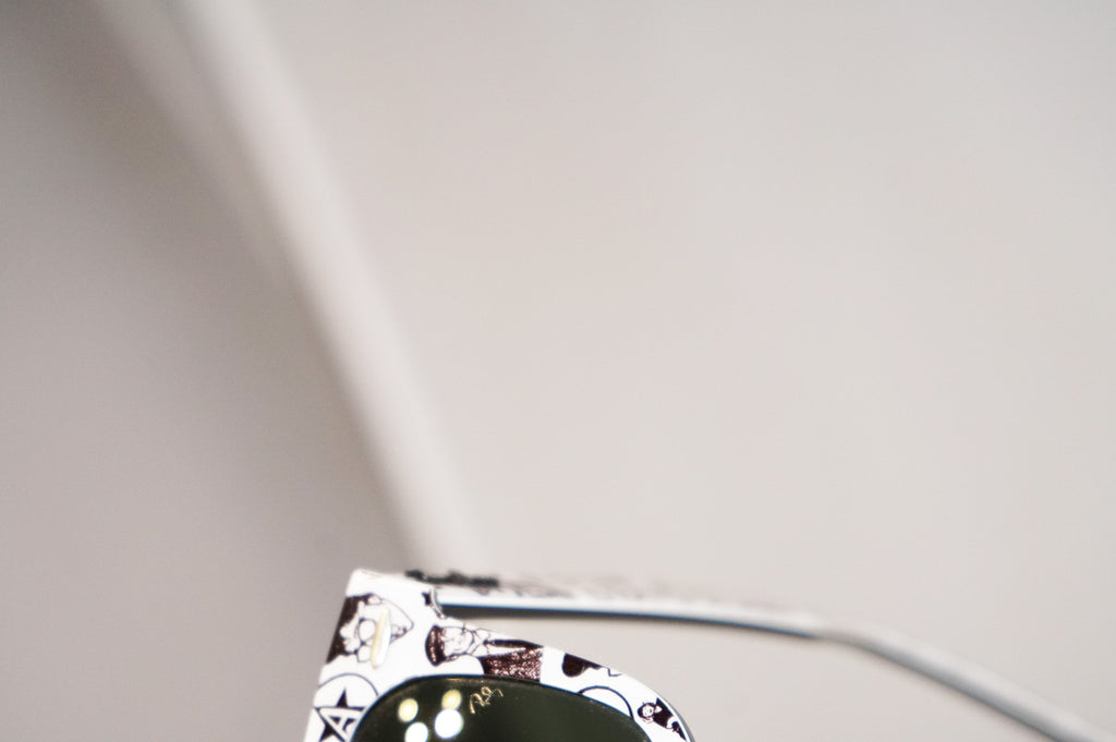 DIOR Womens Designer Sunglasses Silver Cat Eye EXTASE YB7HR 16628