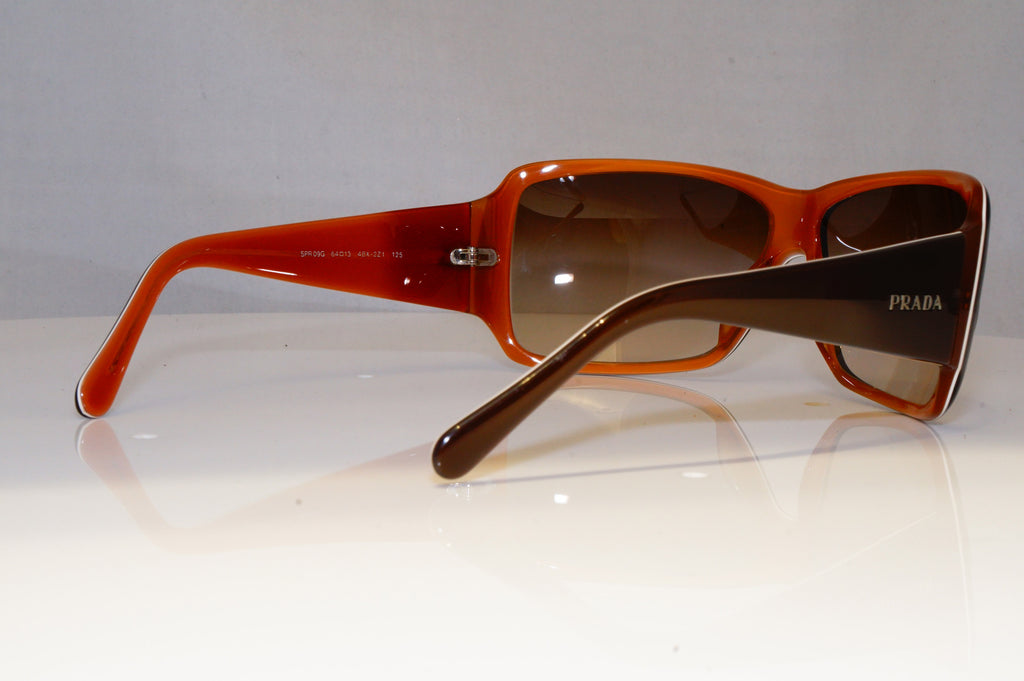 PRADA Womens Designer Sunglasses Brown Rectangle SPR 09G 4BX-2Z1 20784