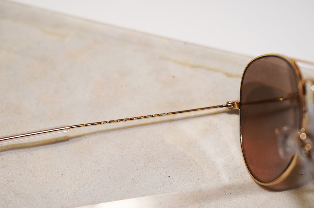 RAY-BAN Mens Designer Sunglasses Gold Aviator RB 3025 004/3F 16799