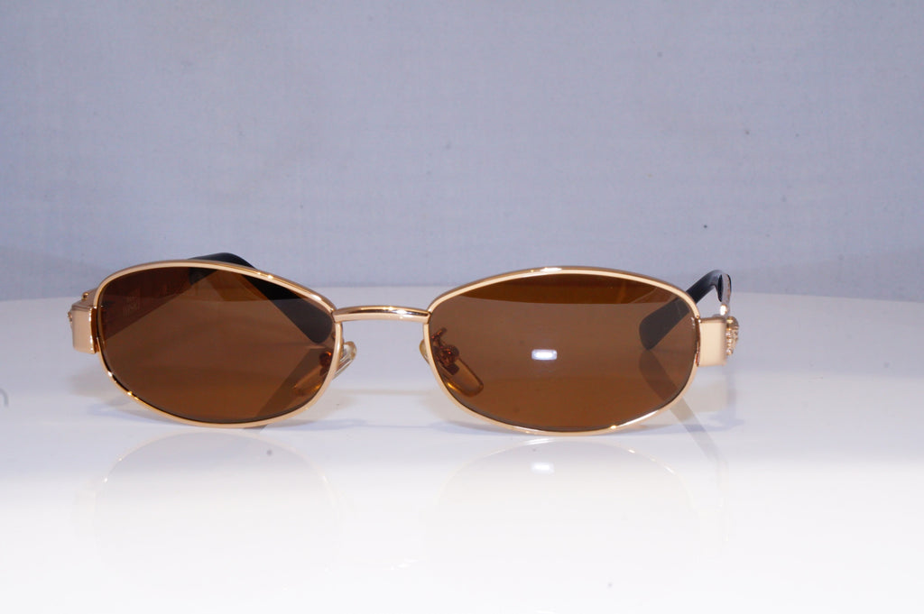 GIANNI VERSACE Mens Vintage 1990 Designer Sunglasses Gold X36 30 20028 NOS