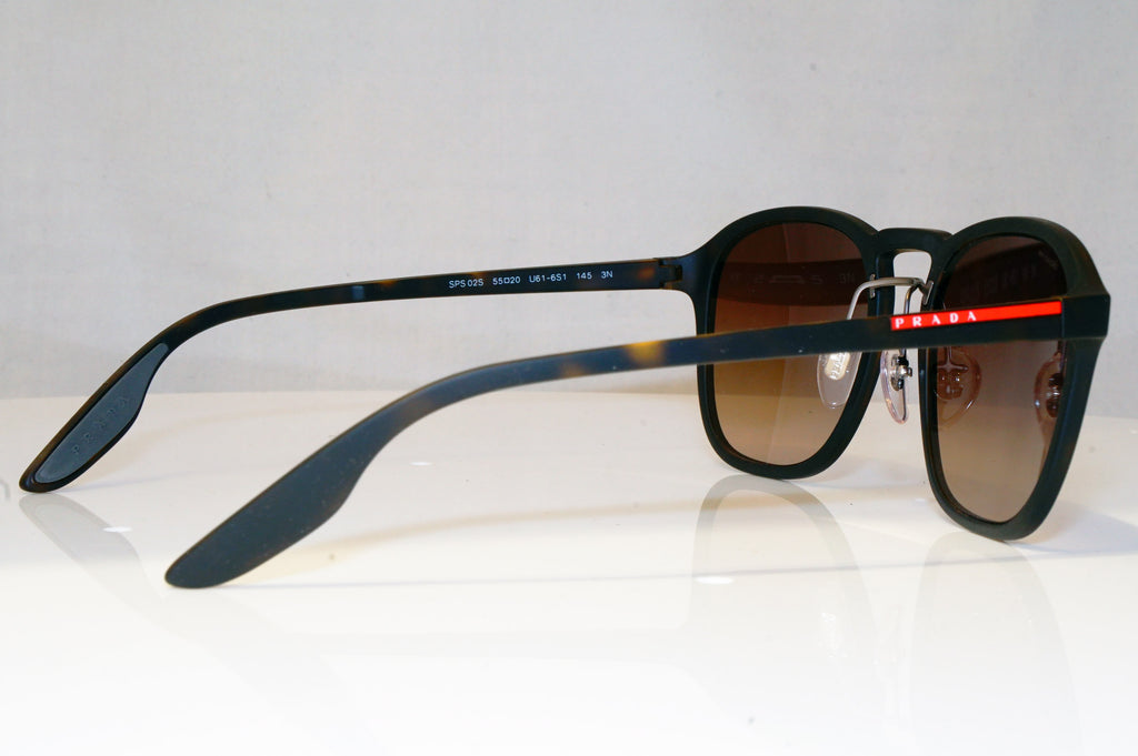 PRADA Mens Boxed Designer Sunglasses Brown Aviator SPS 02S U61-6S1 17088