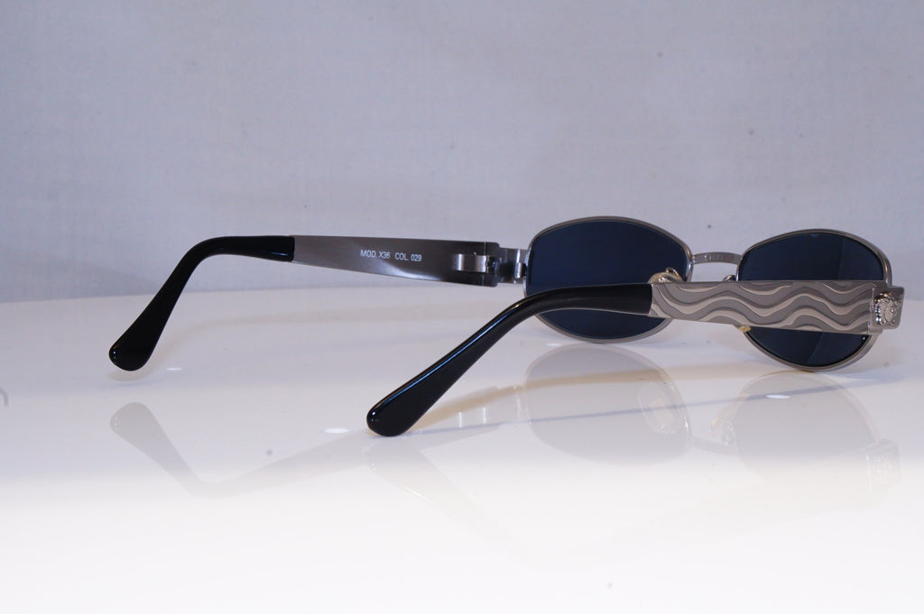 GIANNI VERSACE Mens Vintage 1990 Designer Sunglasses Silver X36 29 20040 NOS