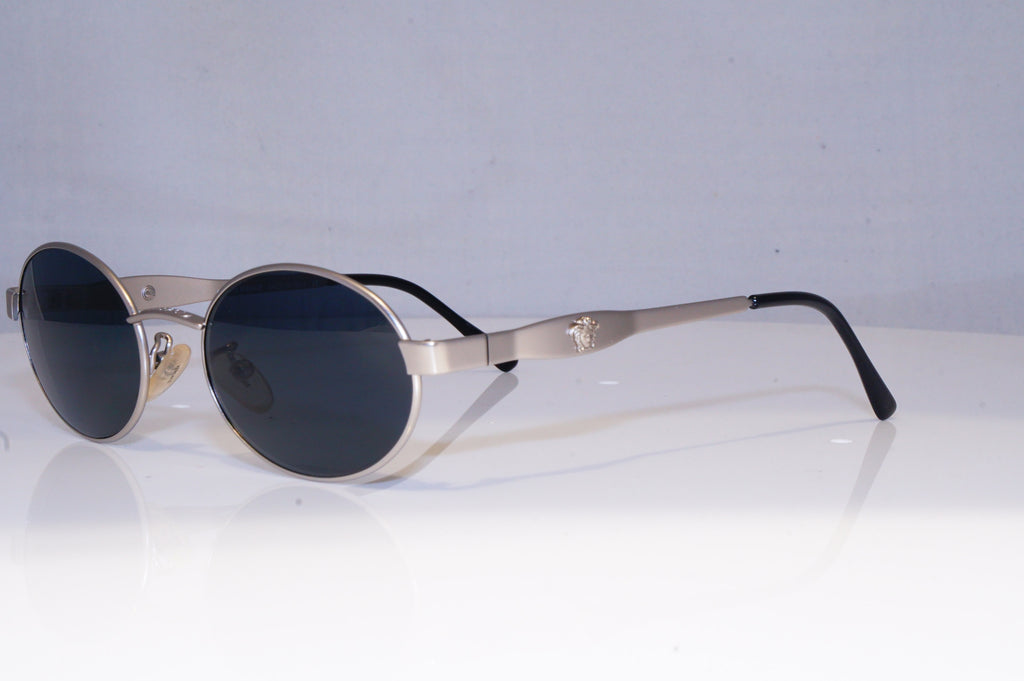 GIANNI VERSACE Mens Vintage 1990 Designer Sunglasses Silver S09 22M 20041 NOS