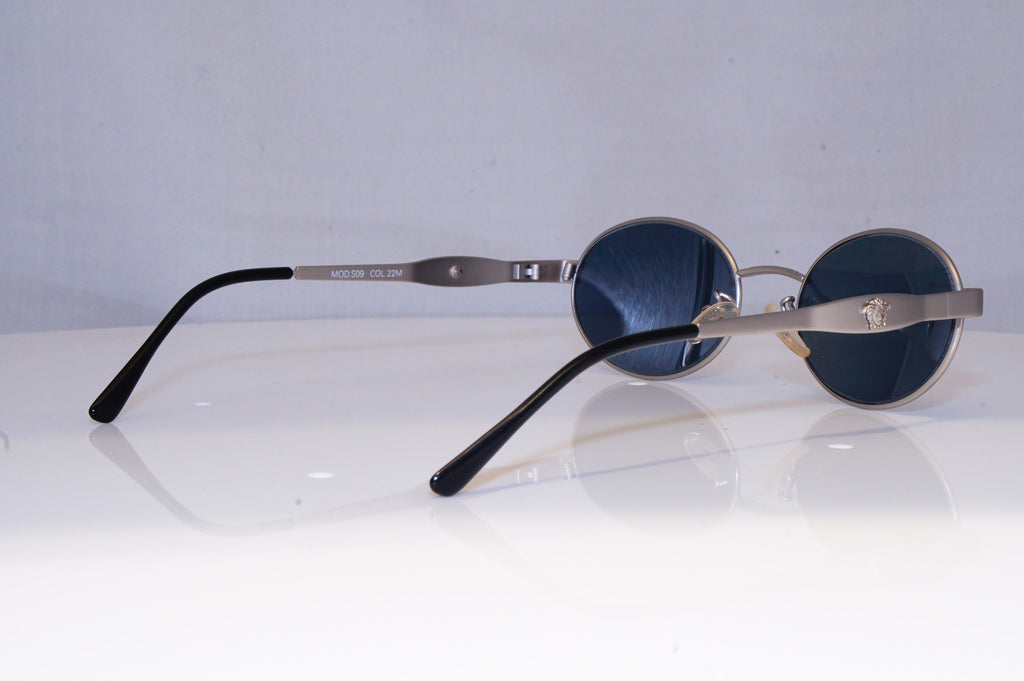 GIANNI VERSACE Mens Vintage 1990 Designer Sunglasses Silver S09 22M 20041 NOS