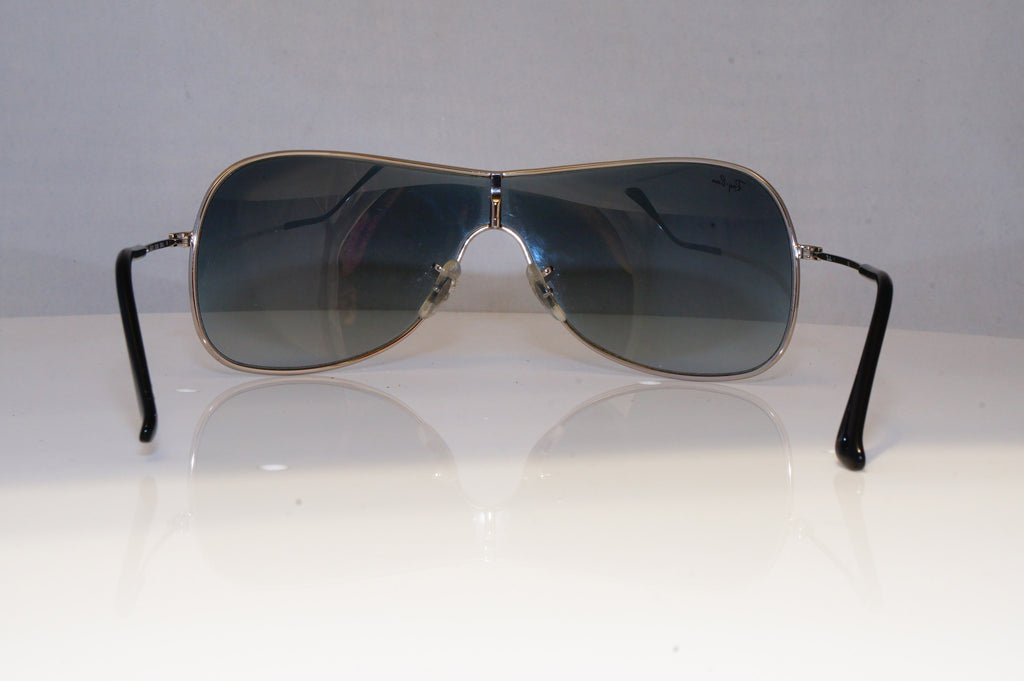 RAY-BAN Mens Womens Vintage Sunglasses Silver Shield RB 3211 003/8G 20943