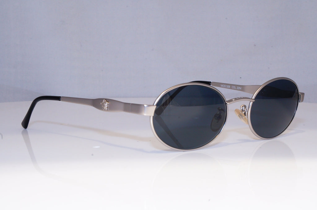 GIANNI VERSACE Mens Vintage 1990 Designer Sunglasses Silver S09 22M 20041 NOS