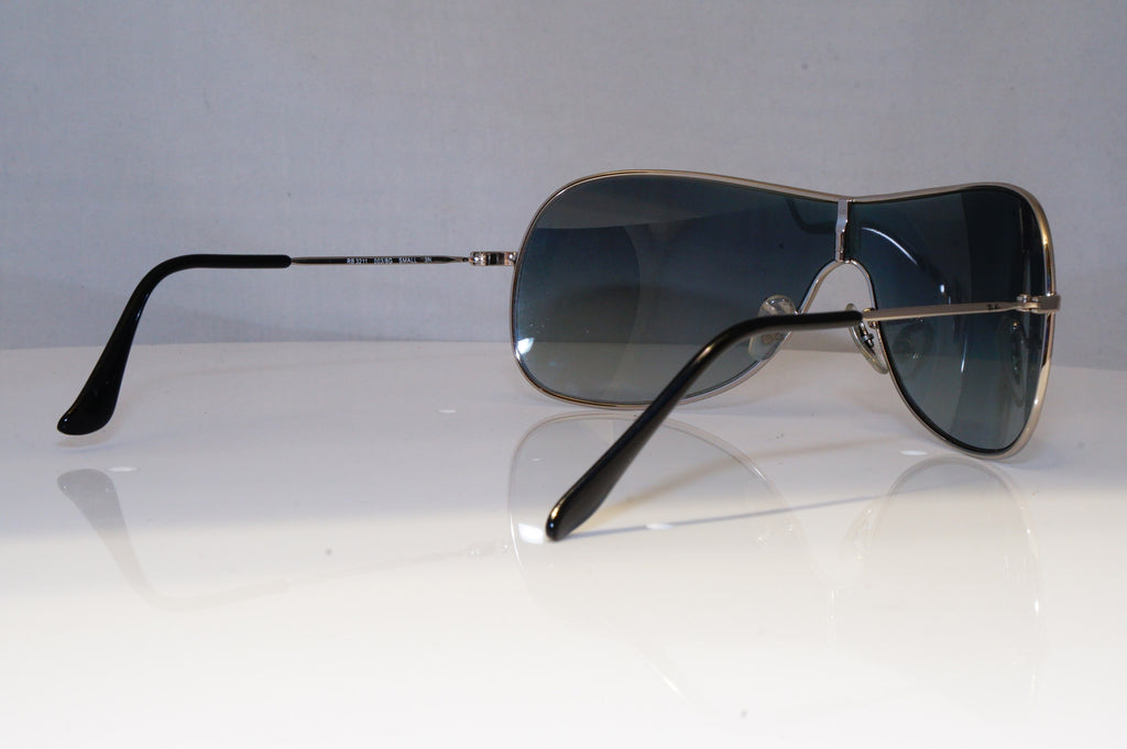 RAY-BAN Mens Womens Vintage Sunglasses Silver Shield RB 3211 003/8G 20943