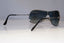 RAY-BAN Mens Womens Vintage Sunglasses Silver Shield RB 3211 003/8G 20943