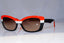 PRADA Womens Oversized Designer Sunglasses Orange Cat Eye SPR 03N DAN-6S1 19027