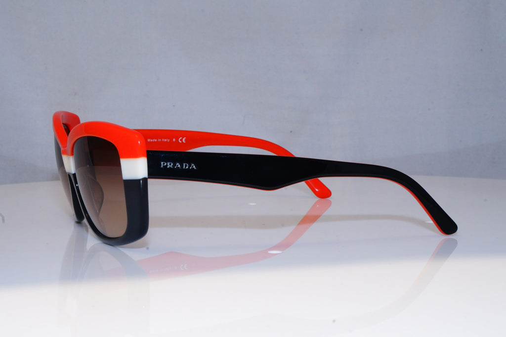 PRADA Womens Oversized Designer Sunglasses Orange Cat Eye SPR 03N DAN-6S1 19027