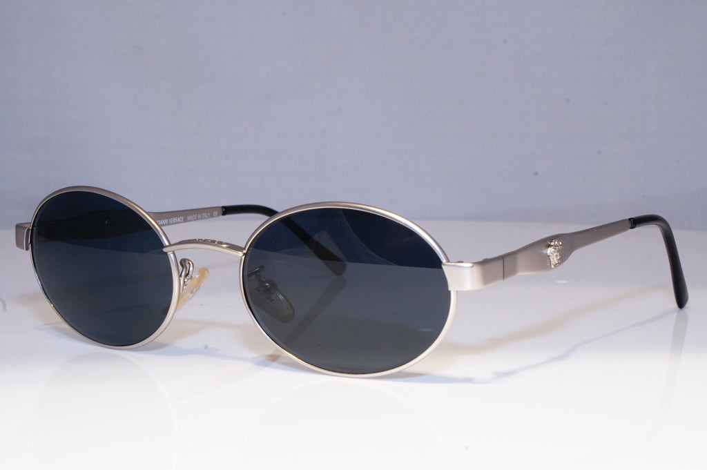 GIANNI VERSACE Mens Vintage 1990 Designer Sunglasses Silver S09 22M 20041 NOS