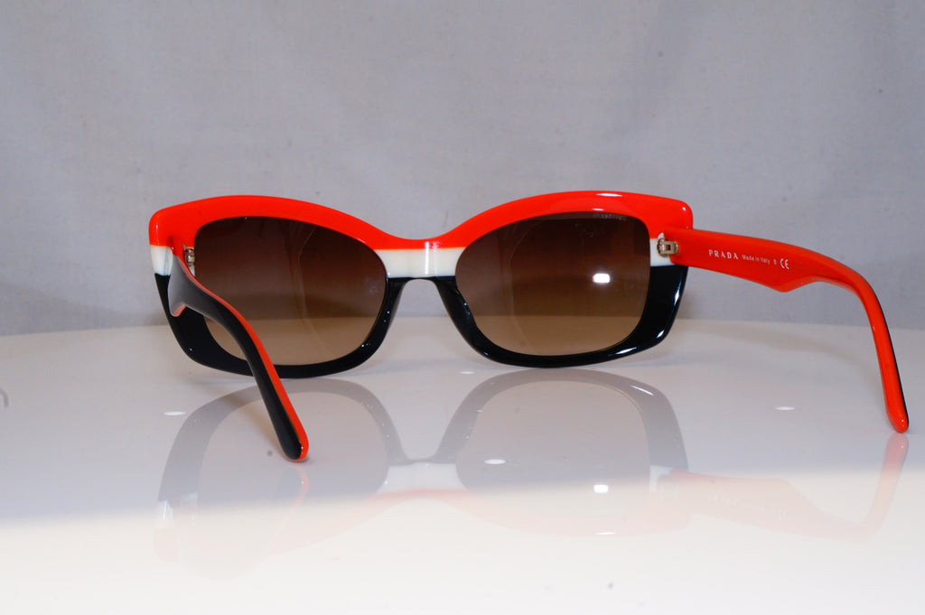 PRADA Womens Oversized Designer Sunglasses Orange Cat Eye SPR 03N DAN-6S1 19027