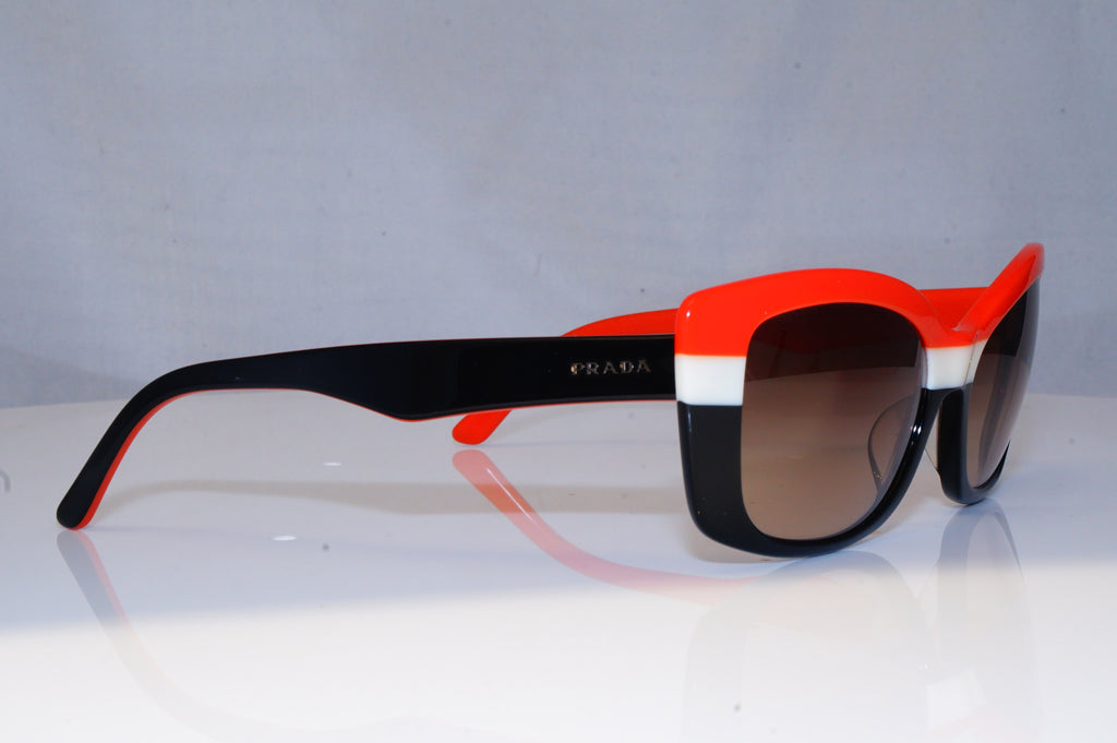 PRADA Womens Oversized Designer Sunglasses Orange Cat Eye SPR 03N DAN-6S1 19027