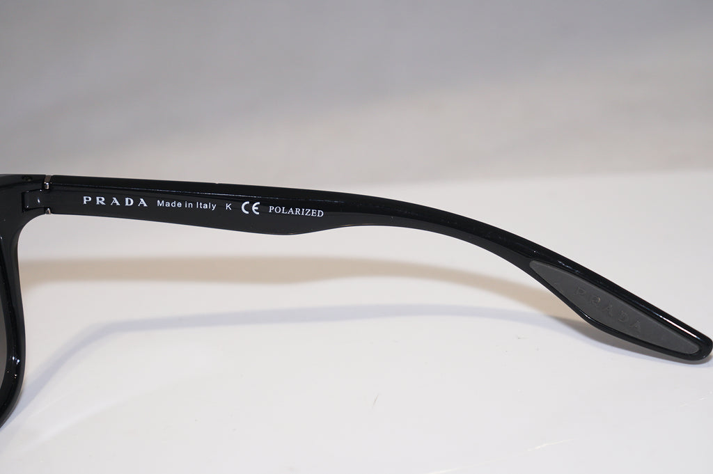 PRADA Mens Designer Polarized Sunglasses Black Square SPS 03O 1AB-5W1 15271