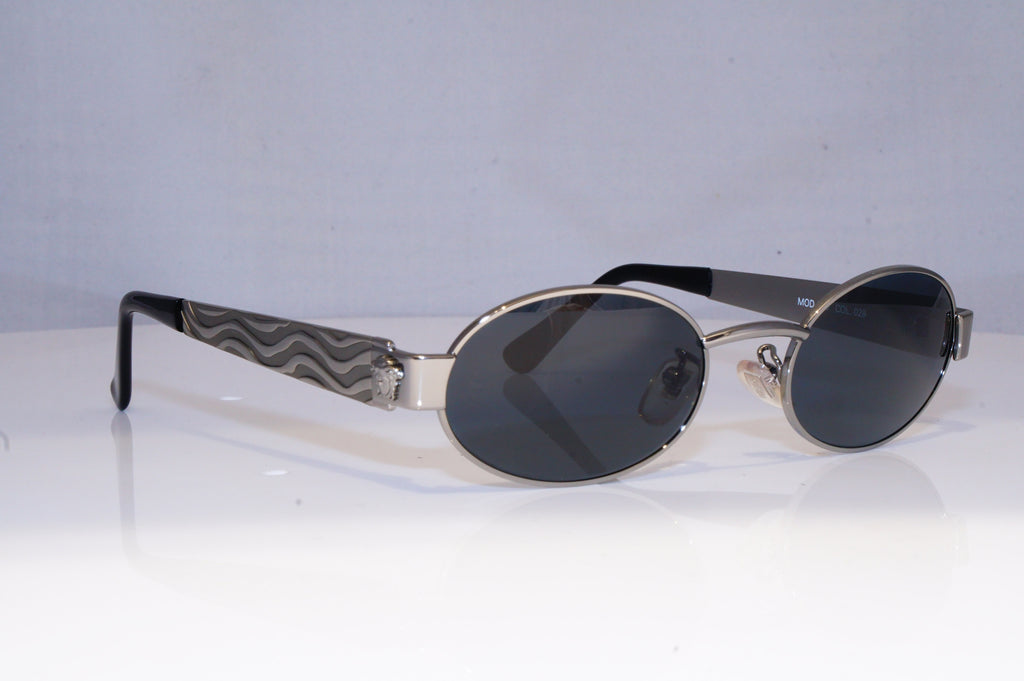 GIANNI VERSACE Mens Vintage 1990 Designer Sunglasses Silver X35 29 20035 NOS