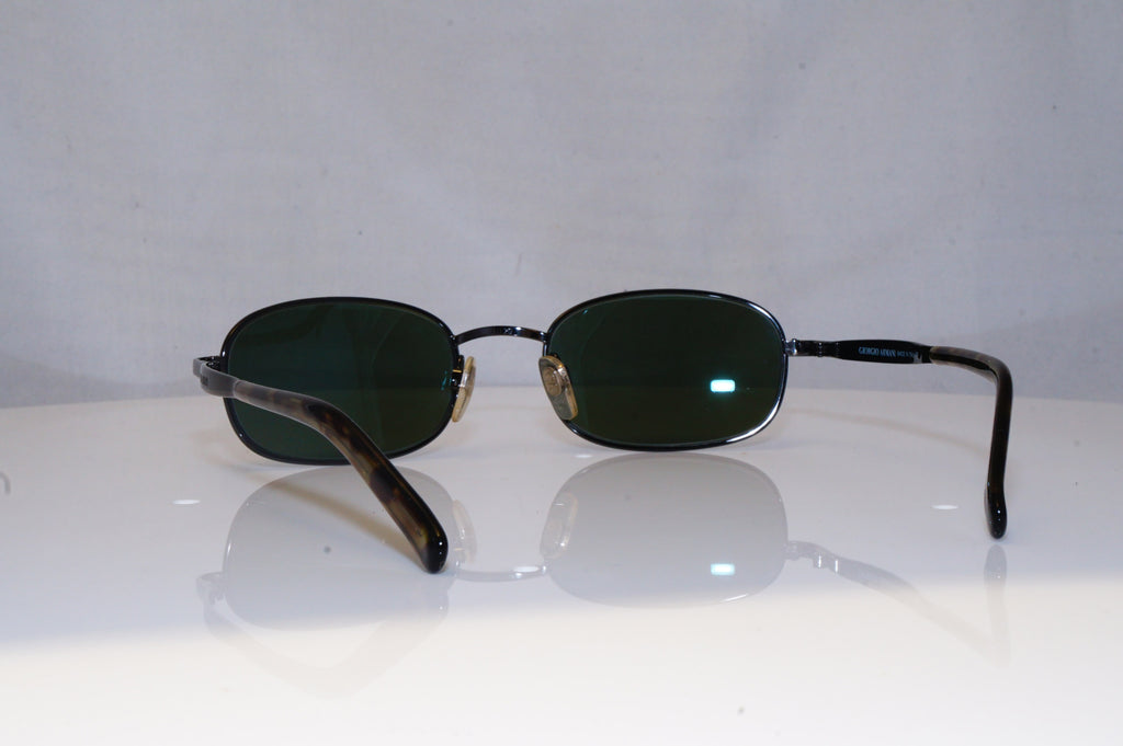 GIORGIO ARMANI Mens Designer Sunglasses Silver Rectangle 671 976 19038