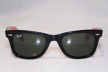 RAY-BAN Mens Designer Sunglasses Black Wayfarer RB 2140 1016 16806