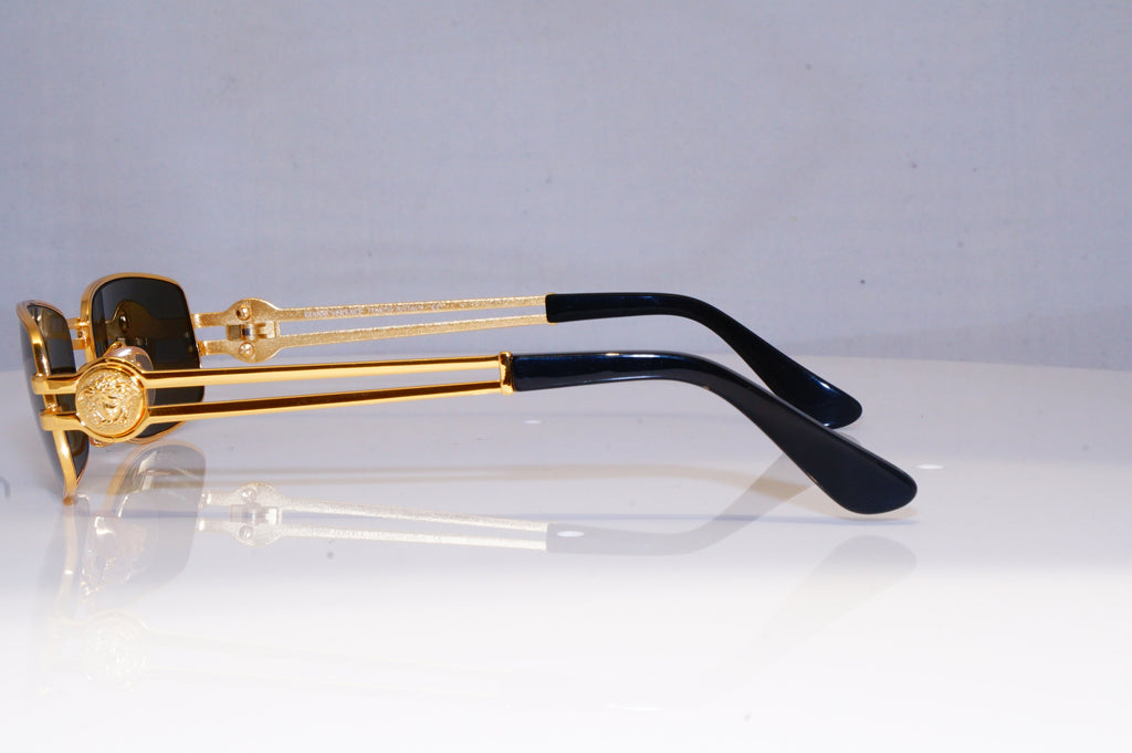 GIANNI VERSACE Mens Vintage 1990 Designer Sunglasses Gold S40 30 19992 NOS