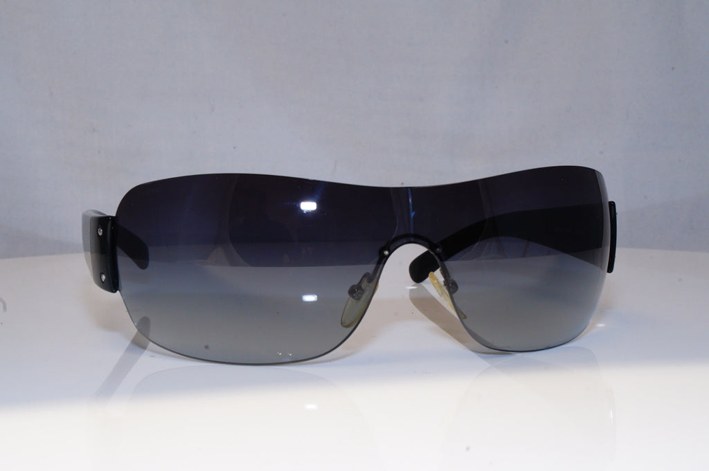 PRADA Mens Designer Sunglasses Black Shield SPS 07F 1AB-5D1 19015