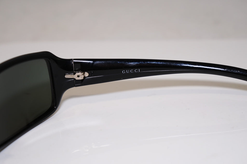 GUCCI 1990 Vintage Mens Designer Sunglasses Black Rectangle GG 2515 584 14712