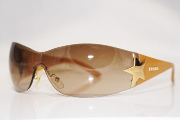PRADA Mens Unisex Designer Sunglasses Brown Stars SPR 72G 5AK-6S1 16853