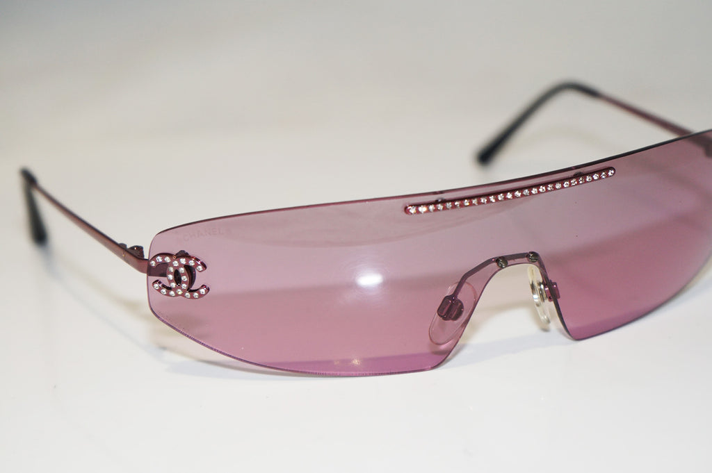 CHANEL Vintage Womens Designer Sunglasses Silver Diamante 4078 C231/7A 16621