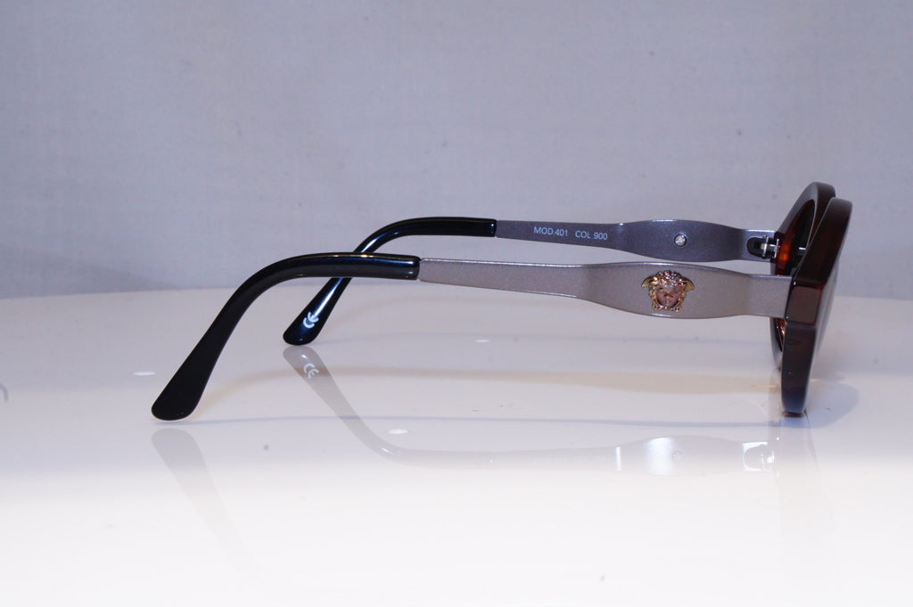GIANNI VERSACE Mens Vintage 1990 Designer Sunglasses Brown 401 900 20011 NOS