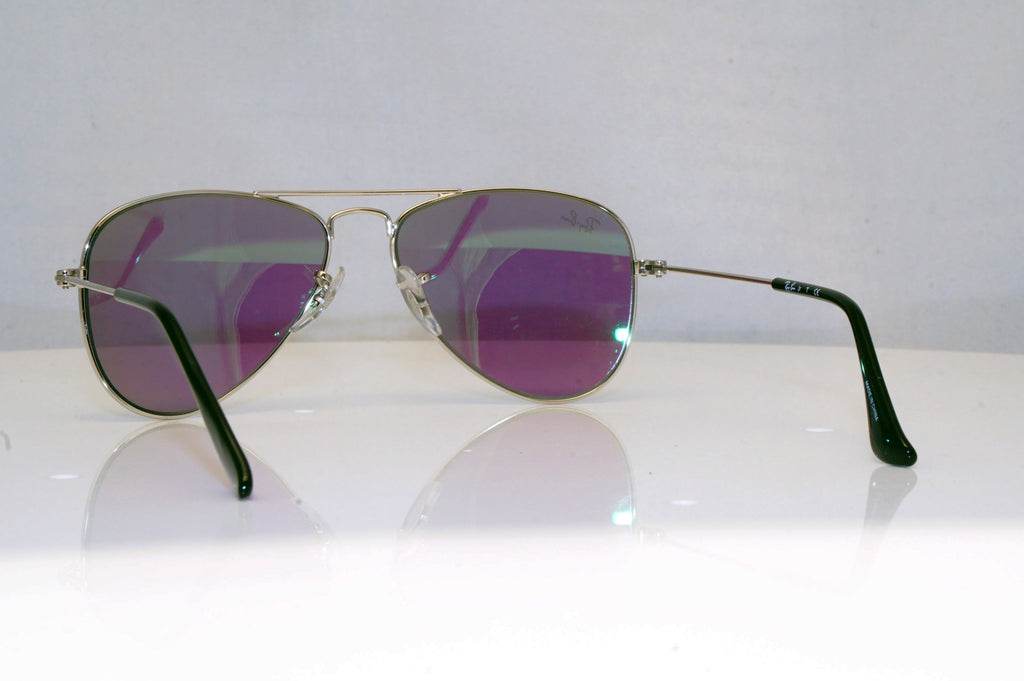 RAY-BAN Boys Girls Mirror Designer Sunglasses Green Aviator RJ 9506 2126G 17705
