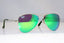 RAY-BAN Boys Girls Mirror Designer Sunglasses Green Aviator RJ 9506 2126G 17705