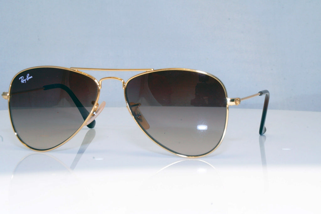 RAY-BAN Boys Girls Designer Sunglasses Gold Aviator RJ 9506 223/13 17711
