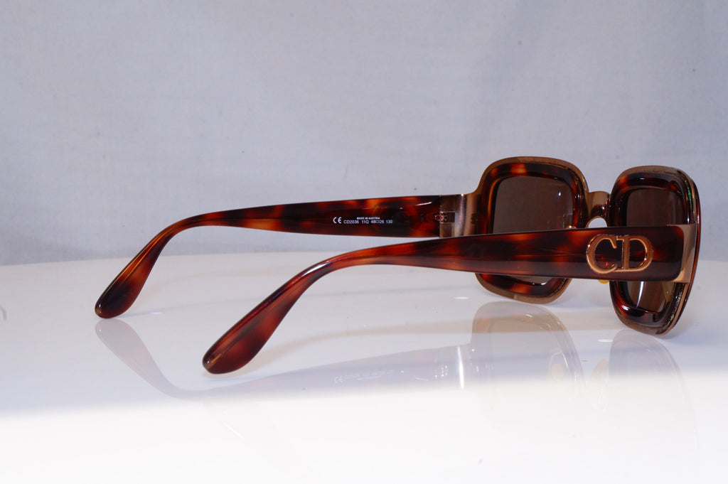 CHRISTIAN DIOR Mens Womens Vintage  Designer Sunglasses Brown CD 2036 11Q 19032