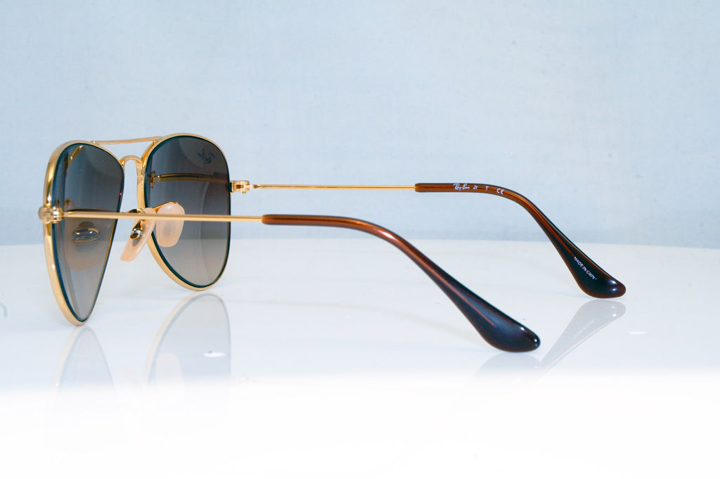 RAY-BAN Boys Girls Designer Sunglasses Gold Aviator RJ 9506 223/13 17711