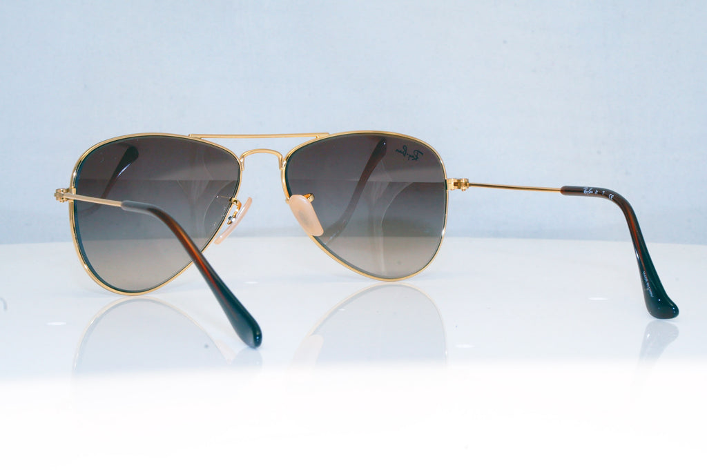 RAY-BAN Boys Girls Designer Sunglasses Gold Aviator RJ 9506 223/13 17711