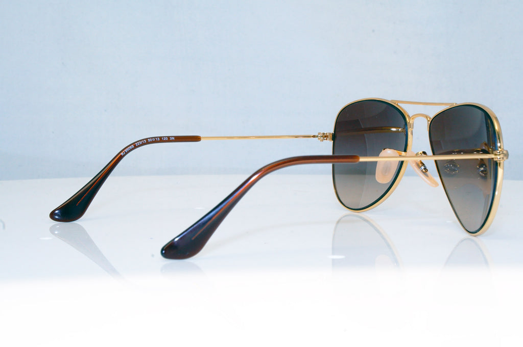 RAY-BAN Boys Girls Designer Sunglasses Gold Aviator RJ 9506 223/13 17711