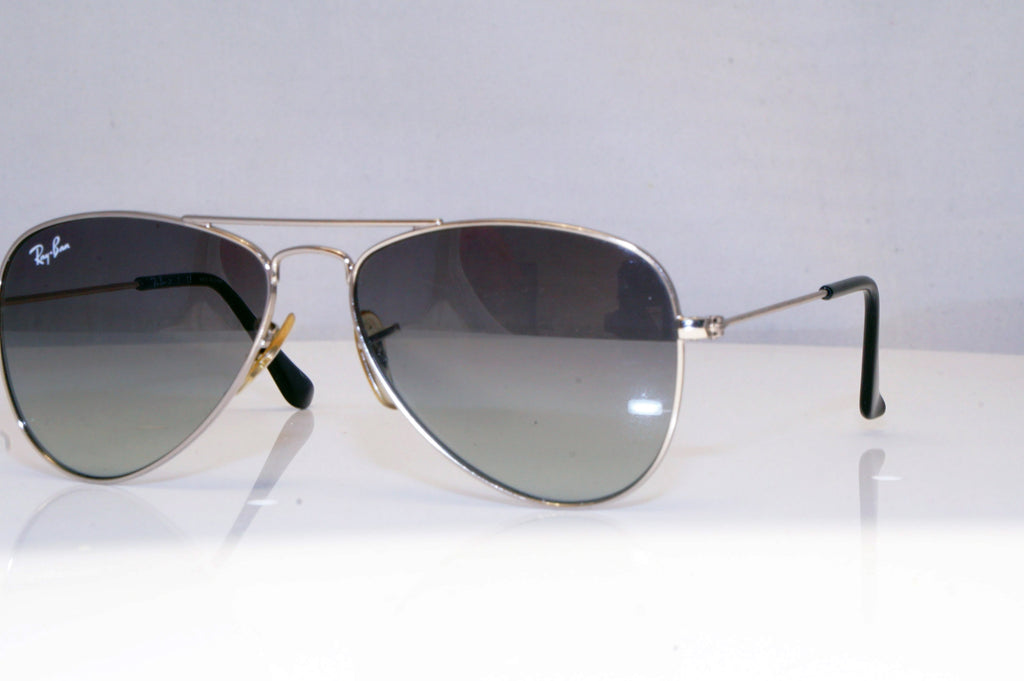 RAY-BAN Boys Girls Designer Sunglasses Silver Aviator RJ 9506 212/11 17672