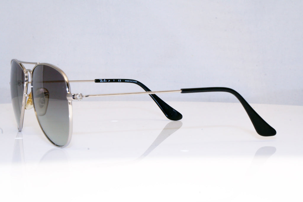 RAY-BAN Boys Girls Designer Sunglasses Silver Aviator RJ 9506 212/11 17672