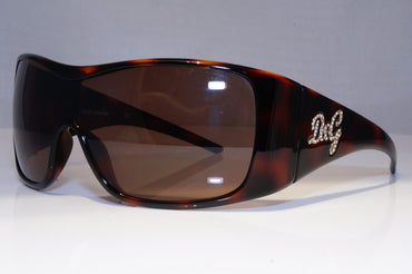 DOLCE & GABBANA Womens Diamante Oversized Sunglasses Shield D&G 8033 50273 20972