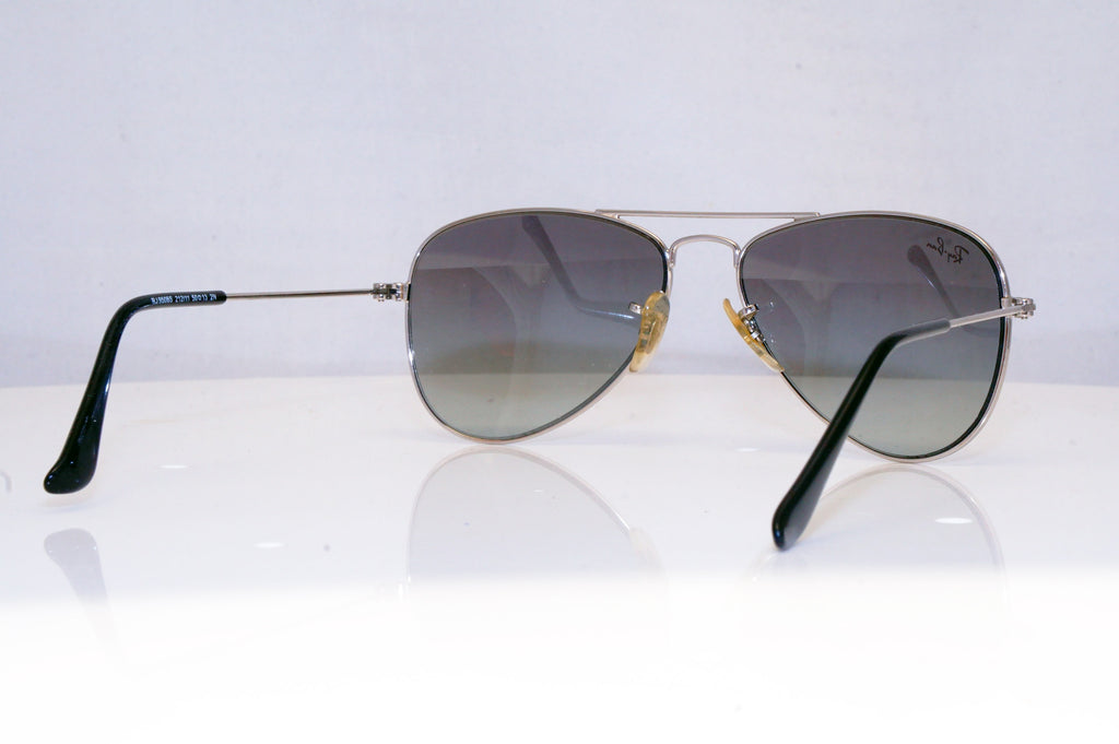 RAY-BAN Boys Girls Designer Sunglasses Silver Aviator RJ 9506 212/11 17672