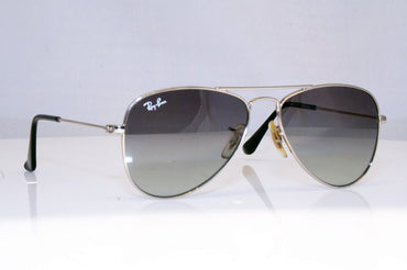 RAY-BAN Boys Girls Designer Sunglasses Silver Aviator RJ 9506 212/11 17672