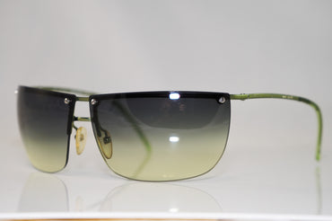 GUCCI 1990 Vintage Mens Designer Sunglasses Green Wrap GG 2652 L4E 14884