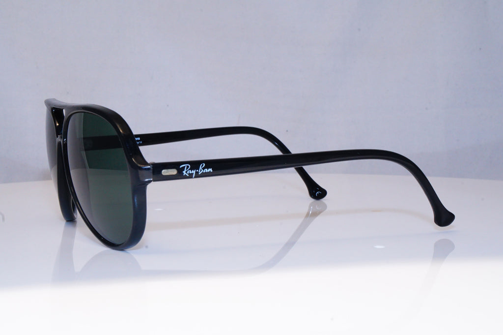 RAY-BAN Mens Vintage 1990 Designer Sunglasses Black Oval CATS BLK 19020
